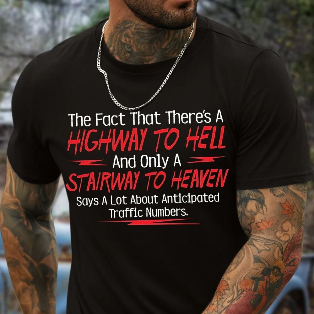 A Lot About Anticipated Traffic Numbers Cotton Casual T-Shirt